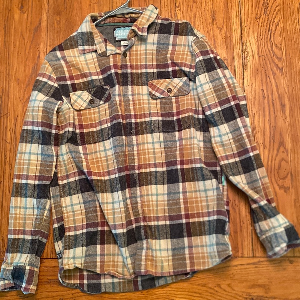 Vissla high quality flannel shirt, size L